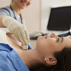 イメージ：甲状腺超音波検査